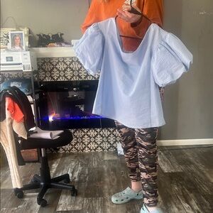 Light Blue Women's Blouse